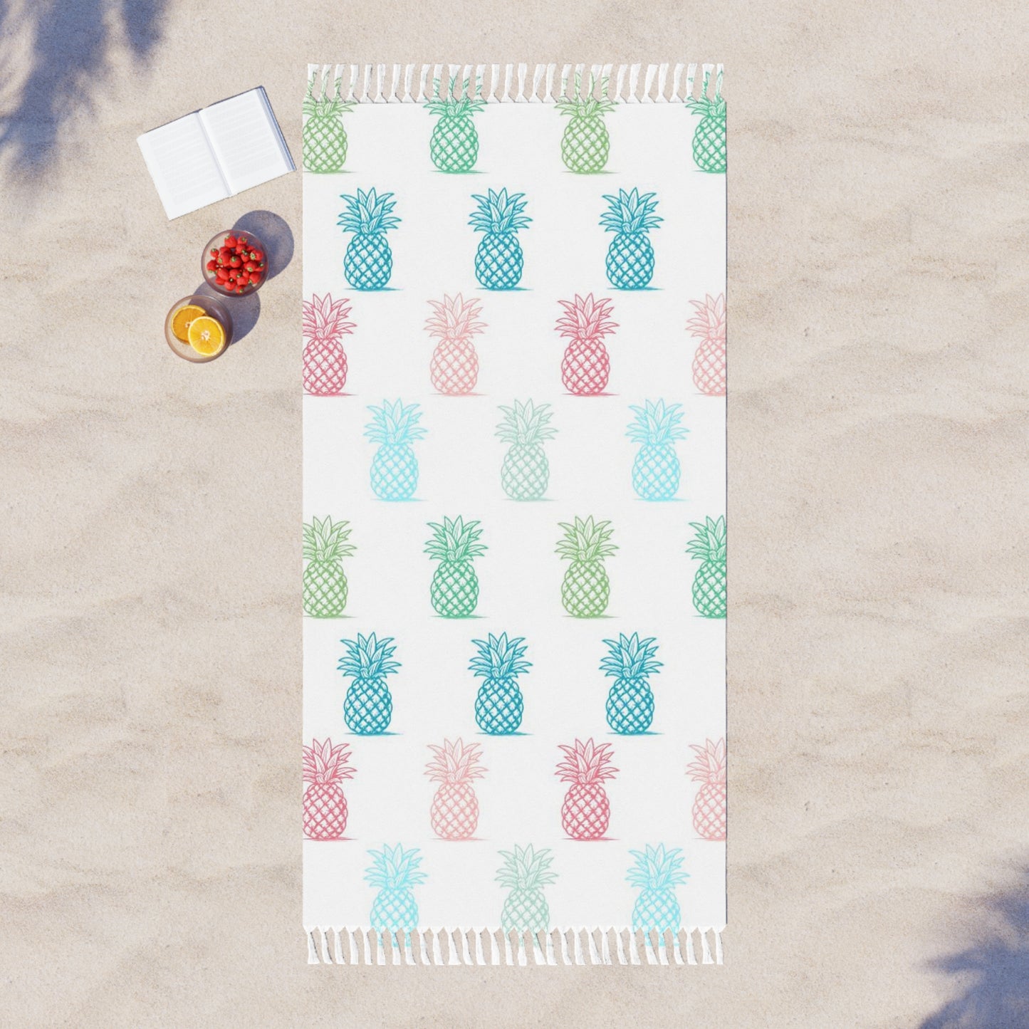 Pineapples Beach Towel